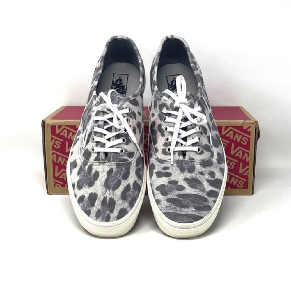 Vans Authentic Leopard Casual Low Top Shoes Women's Size Suede VN0A5HZS9FS Desc - Picture 5 of 11